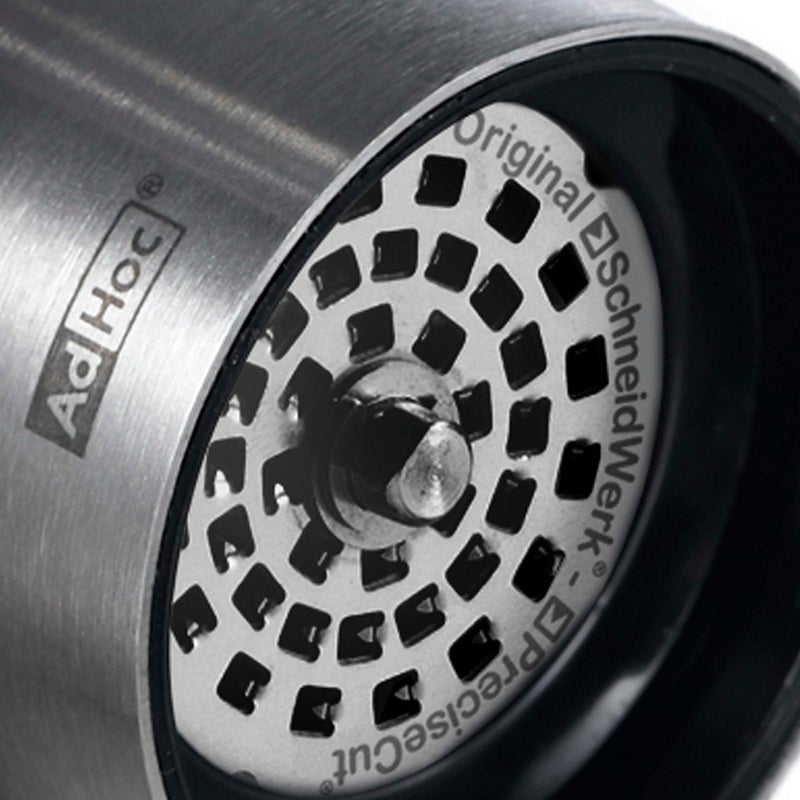 AdHoc Pepe Chili Cutter and Spice Grinder - Easy Clean Dried Herb Spice & Herb Cutter - Stainless Steel & Acrylic Mill for Dried Chili - Manual Mill with Stainless Steel Blades - Image 4